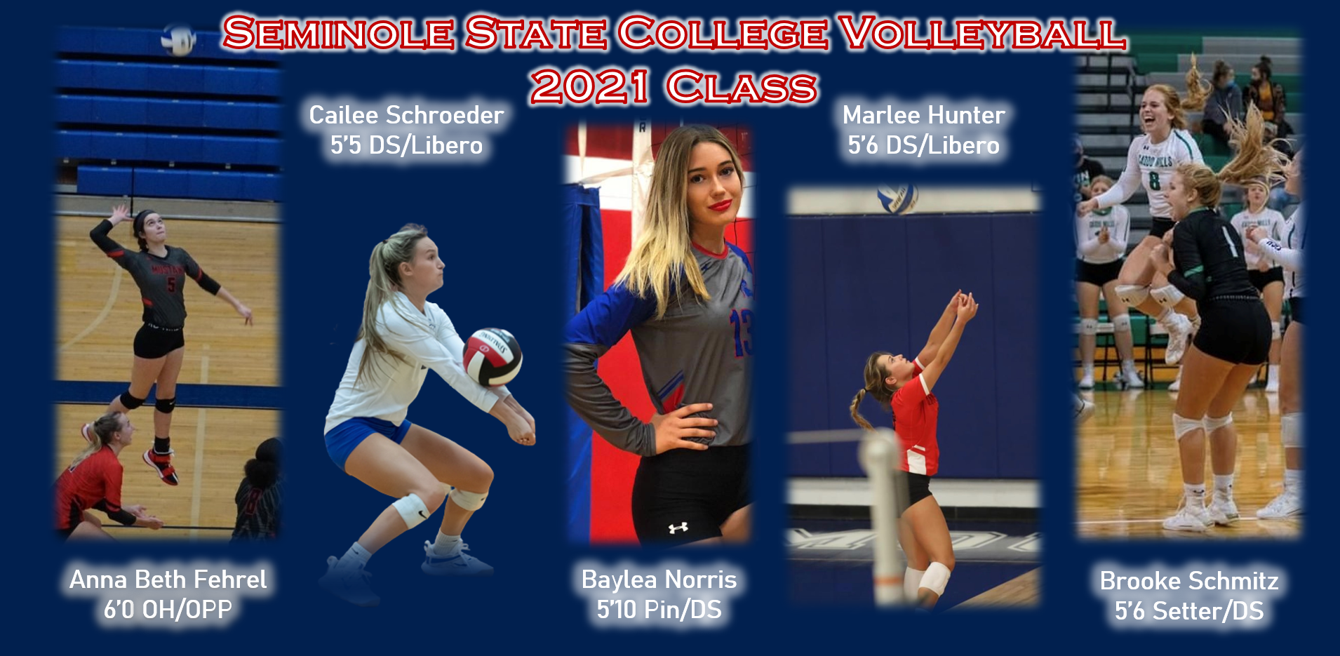 Volleyball Signs Five Freshman for 2021-22 Class.