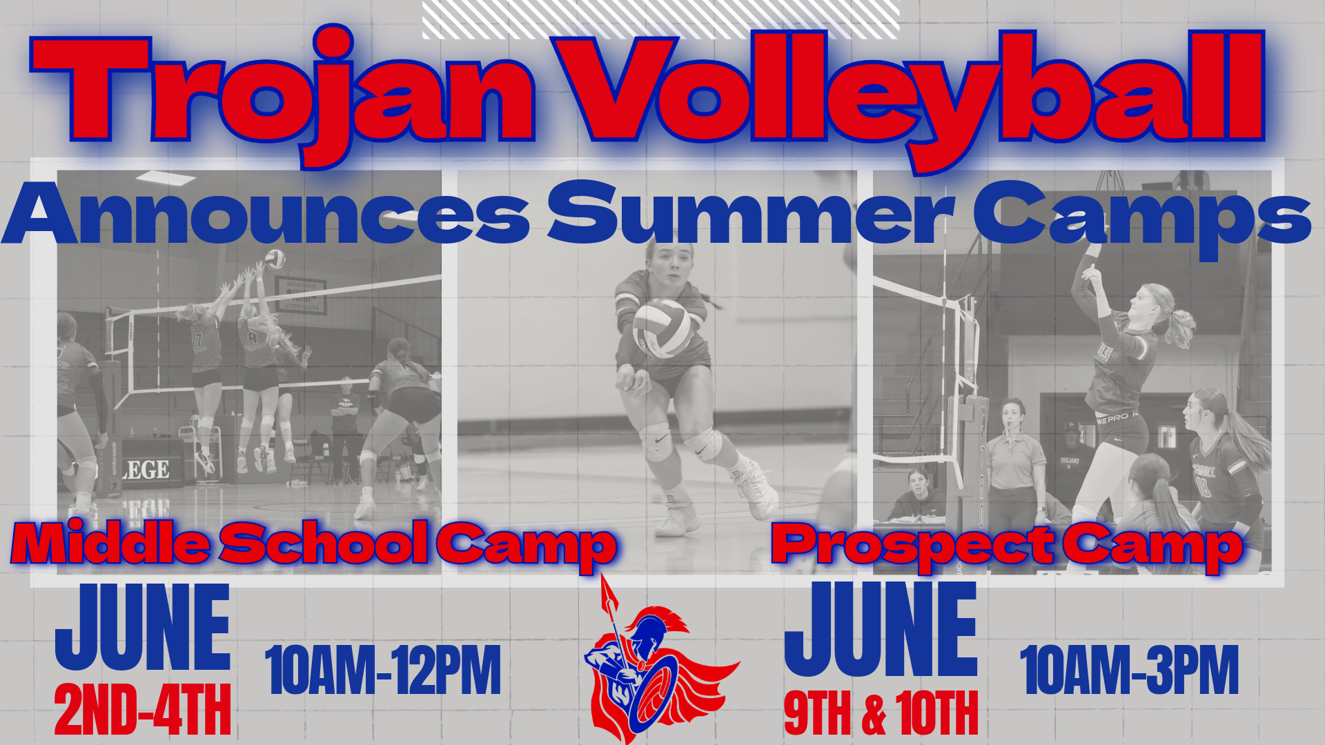 Trojan Volleyball Announces Summer Camps